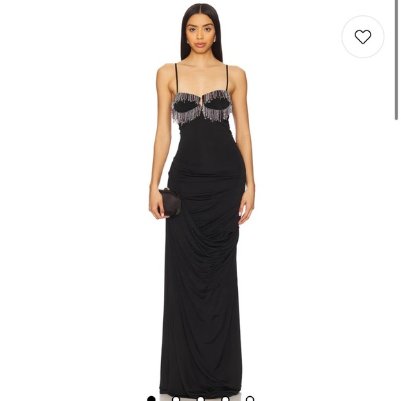 Paris Georgia Odette Dress in Black - Picture 2 of 10